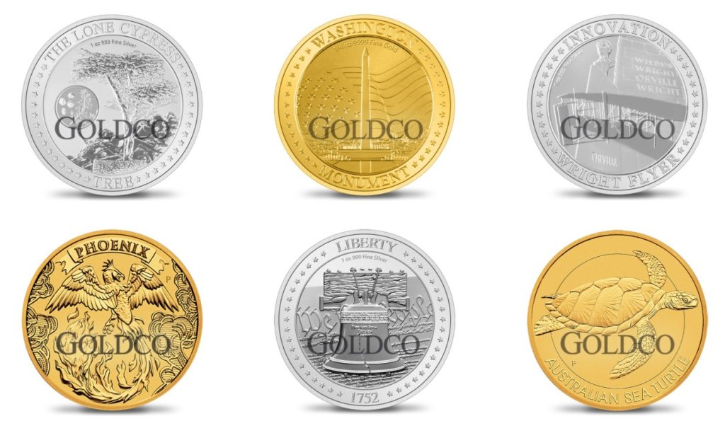 Gold and Silver Coins from Goldco